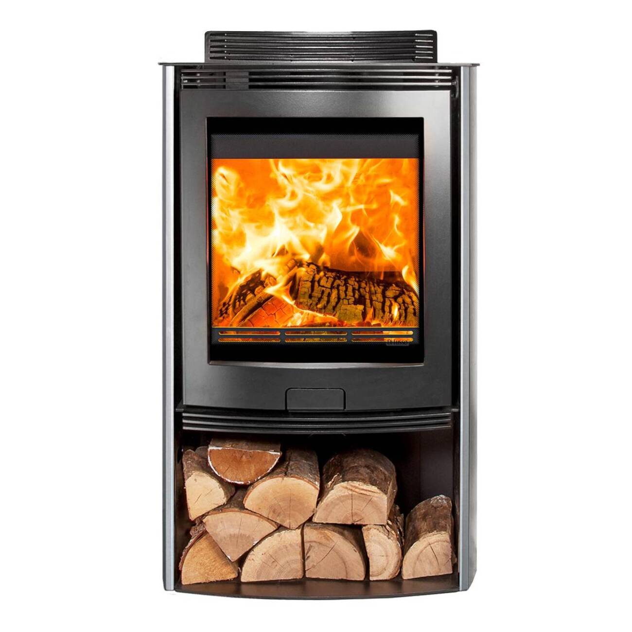 Di Lusso Eco Euro R5 Stove with Curved Stainless Steel Sides - Stoves ...